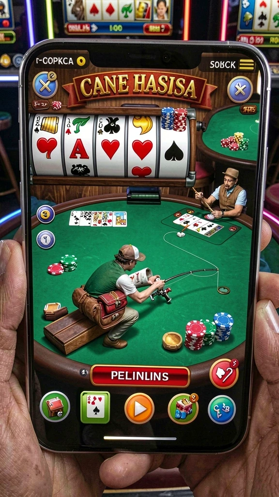 Tampilan antarmuka indoplaybet di Android